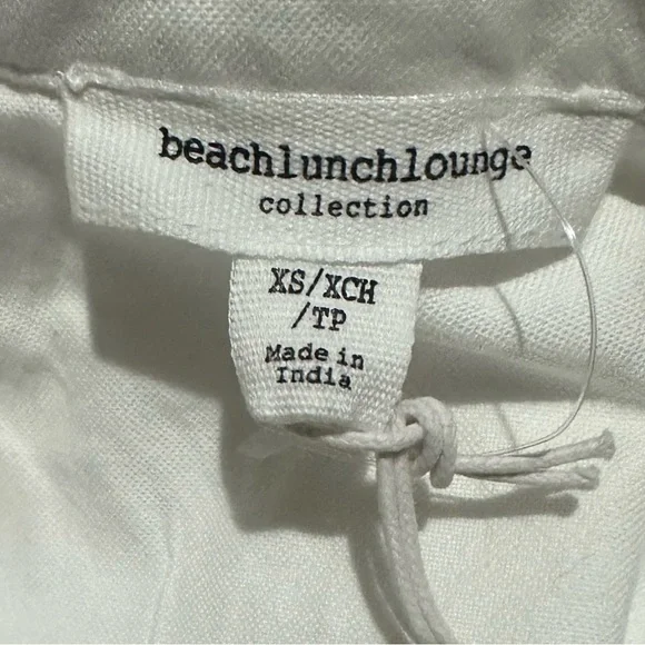 Beach Lunch Lounge White Long Sleeve
Button Down Shirt XS NWT - Picture 9 of 11